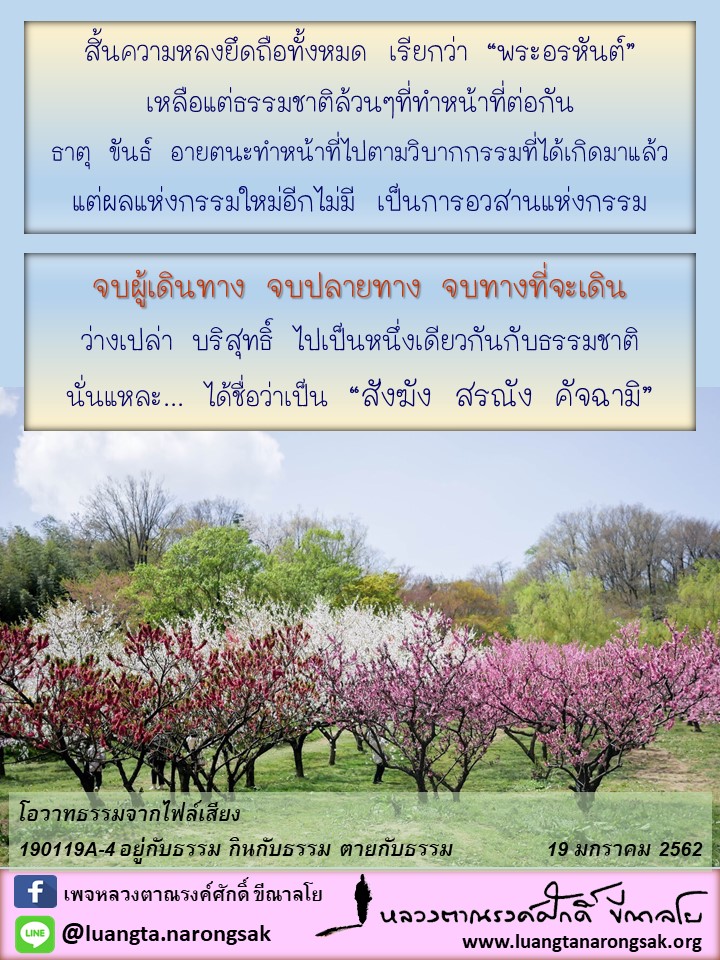 โอวาทธรรม Q1 2562 15 8 9 2