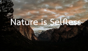 Nature is Selfless